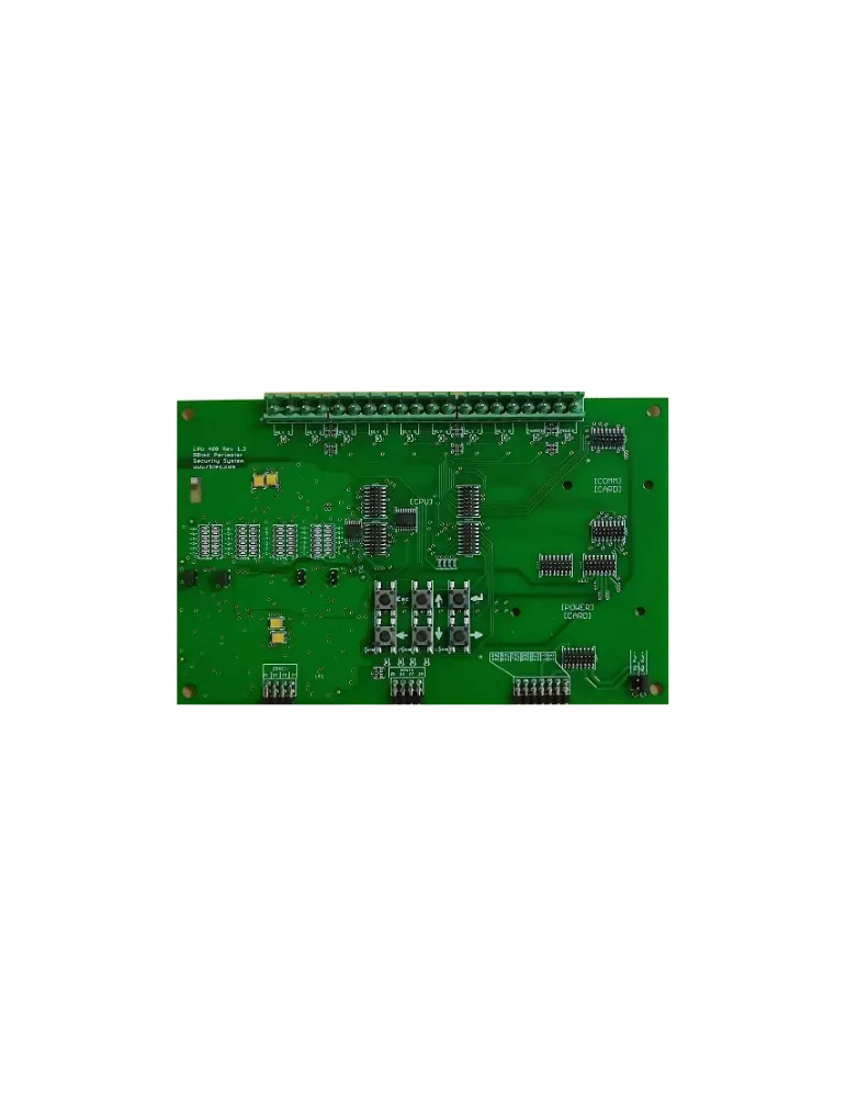 RBTEC RB-LPU400M4: Placa de Seguridad para 4 Zonas