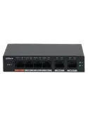 DAHUA S4100-4ET2ET-60-C: Gestión Remota y Topología de Red