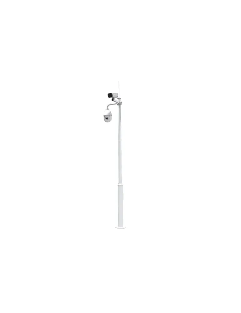 KIT-BACULO-40-BLANCO: Soporte Altura 4m para CCTV