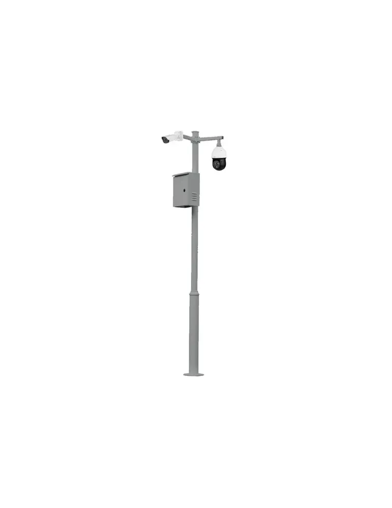 Báculo para CCTV MCi de 4m - Resistencia y seguridad