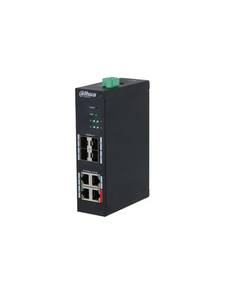 DAHUA HS4408-4ET-60: Switch PoE Eficiente y Silencioso