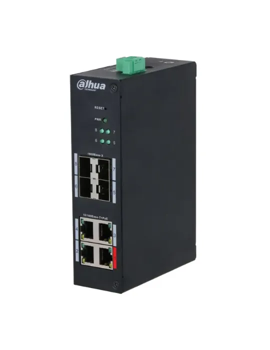 DAHUA HS4408-4ET-60: Switch PoE Eficiente y Silencioso