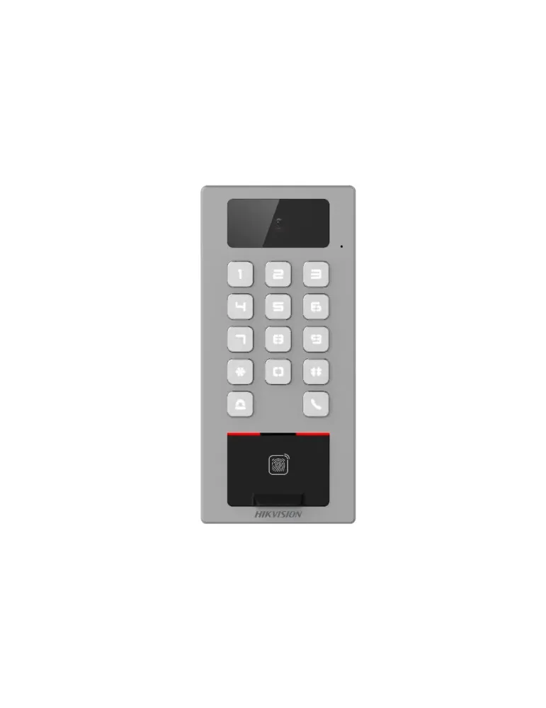 HIKVISION DS-K1T502DBFWX-C: Terminal Seguridad Exterior Eficaz