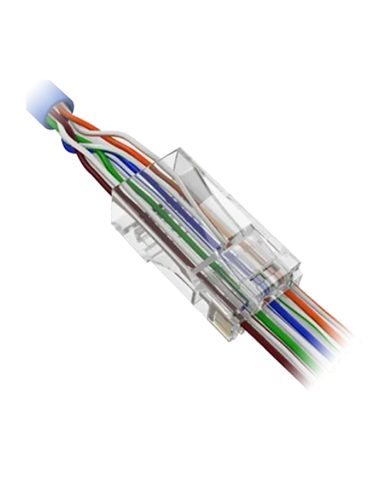 Conector RJ45 MCi para Crimpar: Instalación Eficiente