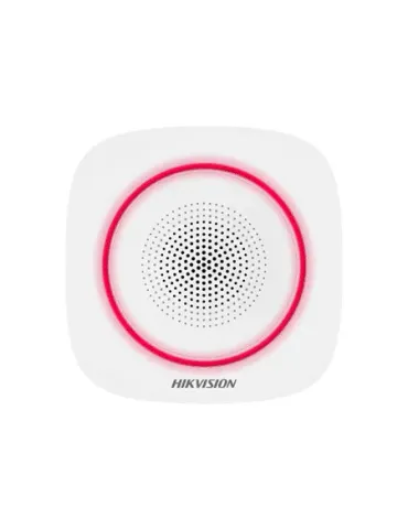 HIKVISION DS-PS1-I-WE: Sirena de Seguridad Radiotransmisión