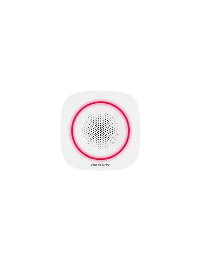 HIKVISION DS-PS1-I-WE: Sirena de Seguridad Radiotransmisión