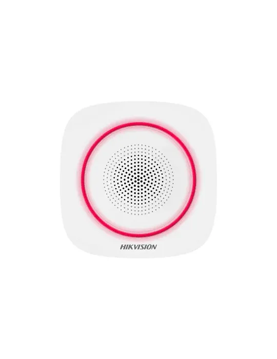 HIKVISION DS-PS1-I-WE: Sirena de Seguridad Radiotransmisión