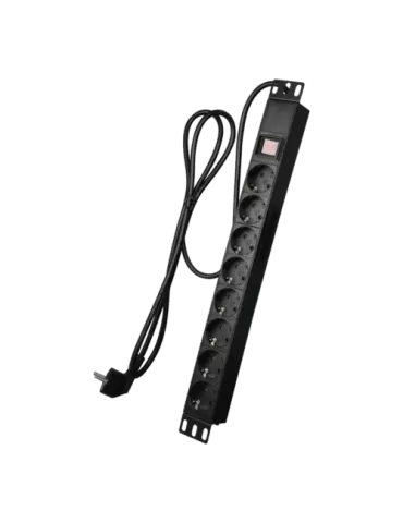 MCi PDU-8P1U-SWITCH: Toma de Corriente Múltiple Eficiente