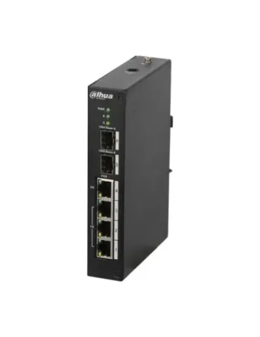 DAHUA PFS4206-4P-120: Switch PoE Industrial de Alta Eficiencia