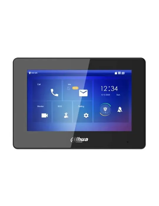 DAHUA VTH5422HB: Pantalla Táctil de 7\" para Seguridad"