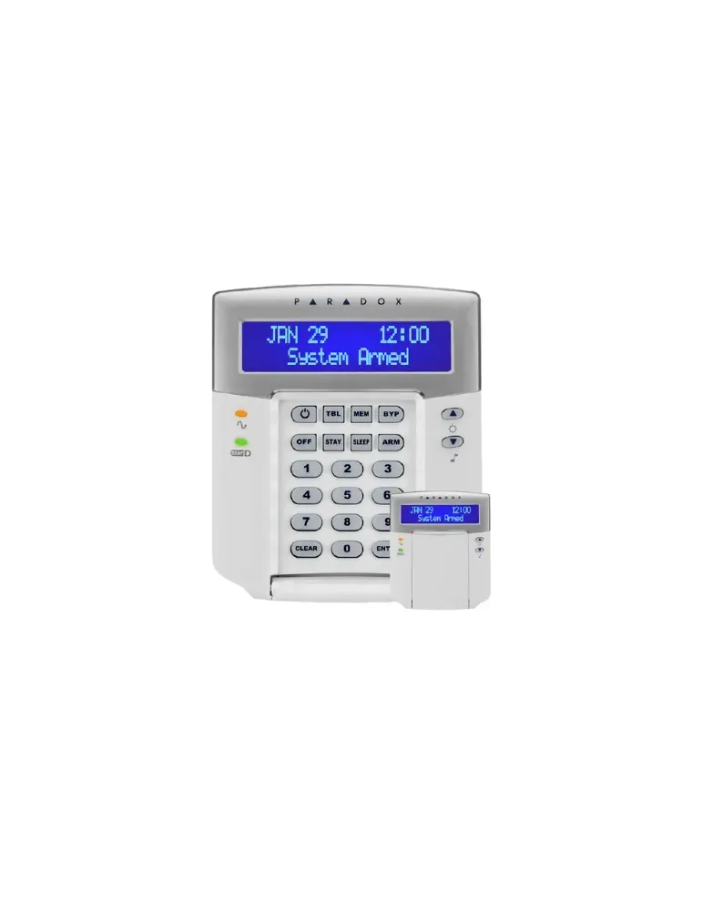 Teclado LCD Alfanumérico PARADOX K641+ para Seguridad