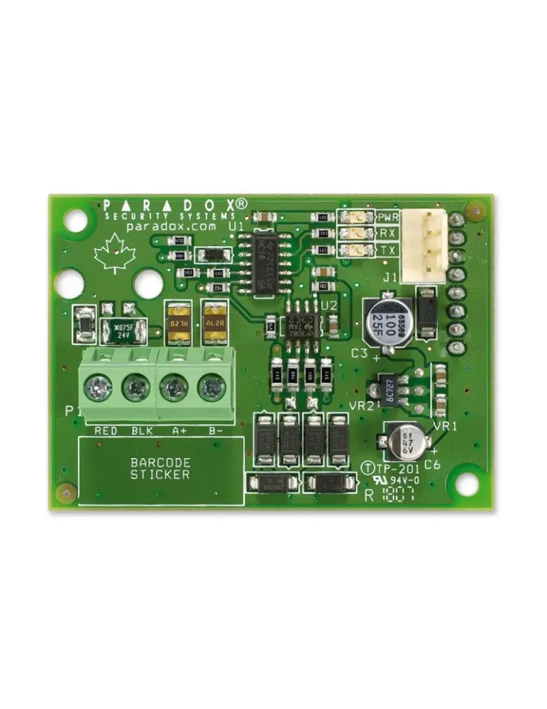 Adaptador PARADOX CVT485 - Conexión RS485 hasta 300m