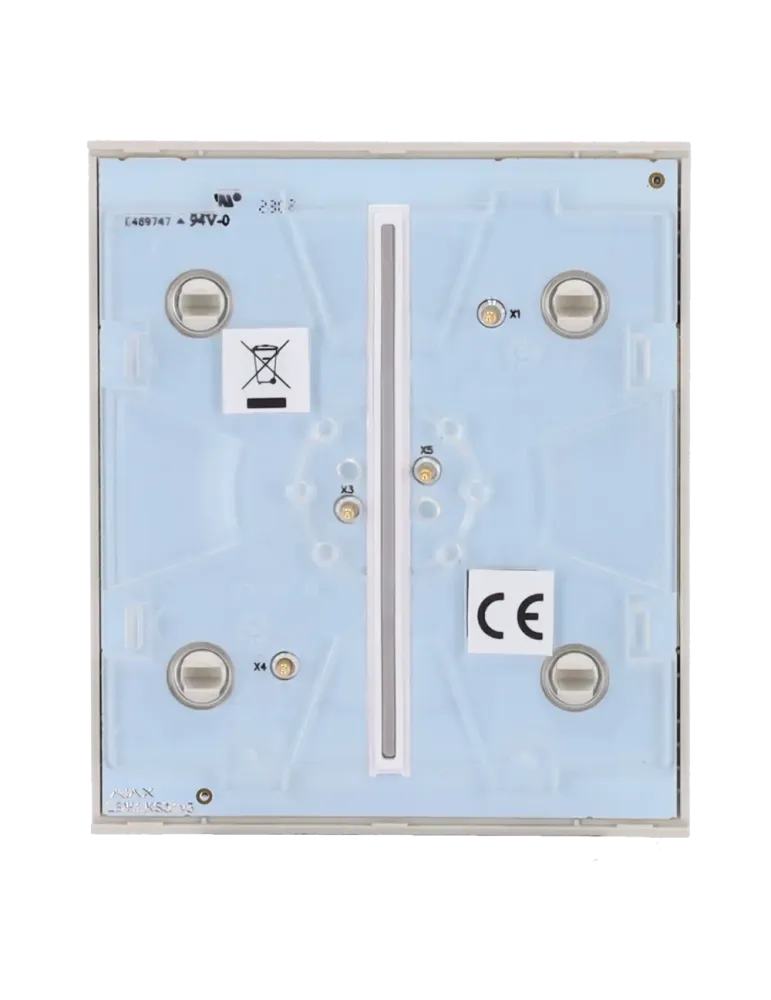 Compra el Panel Táctil LED AJAX en Color Ostra | AJ-CENTERBUTTON-2G-O