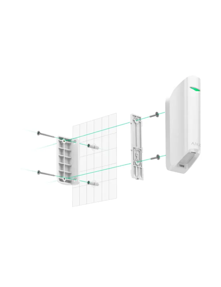 Compra Ajax AJ-CURTAINPROTECT-W: Detector de Movimiento Cortina Grado