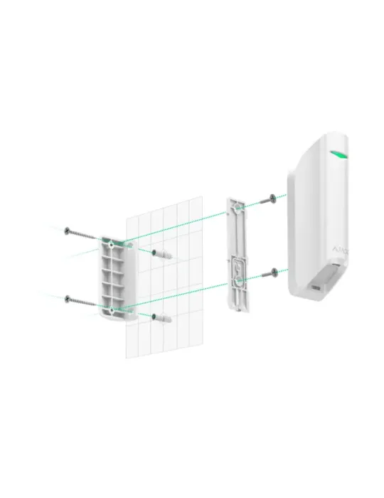 Compra Ajax AJ-CURTAINPROTECT-W: Detector de Movimiento Cortina Grado