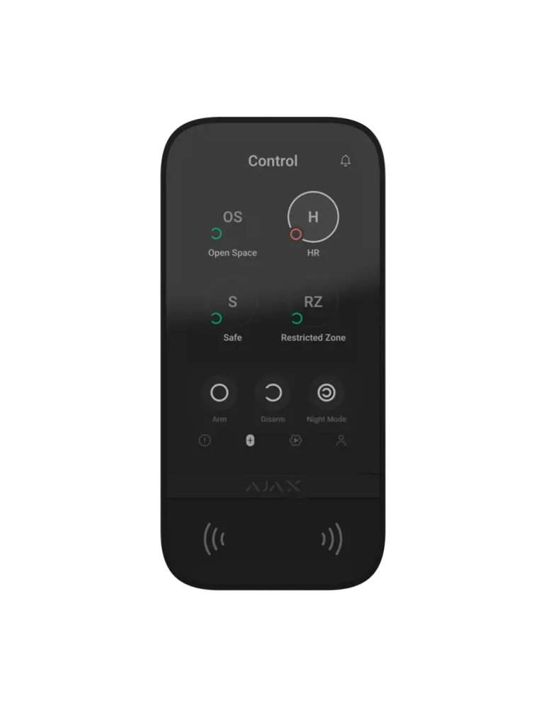 AJAX - Teclado táctil con lector RFID para seguridad avanzada