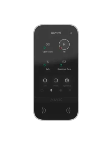 AJ-KEYPADTOUCHSCREEN-W: Teclado Táctil Ajax con Lector RFID