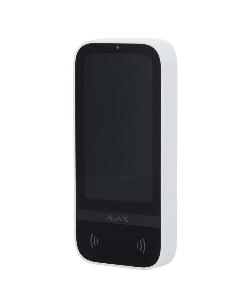AJ-KEYPADTOUCHSCREEN-W: Teclado Táctil Ajax con Lector RFID