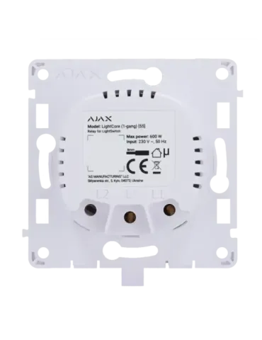 Relé para Interruptor de Luz Inteligente Simple AJAX AJ-LIGHTCORE-1G