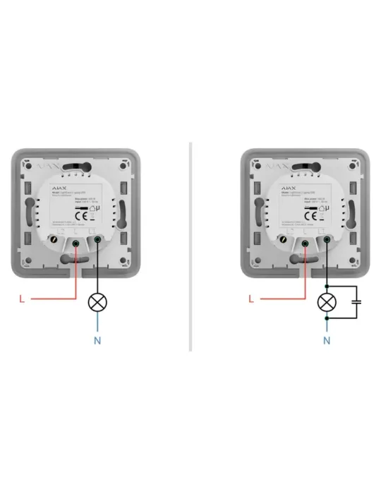 Compra el AJAX AJ-LIGHTCORE-1G-VERT | Relé Inteligente Vertical