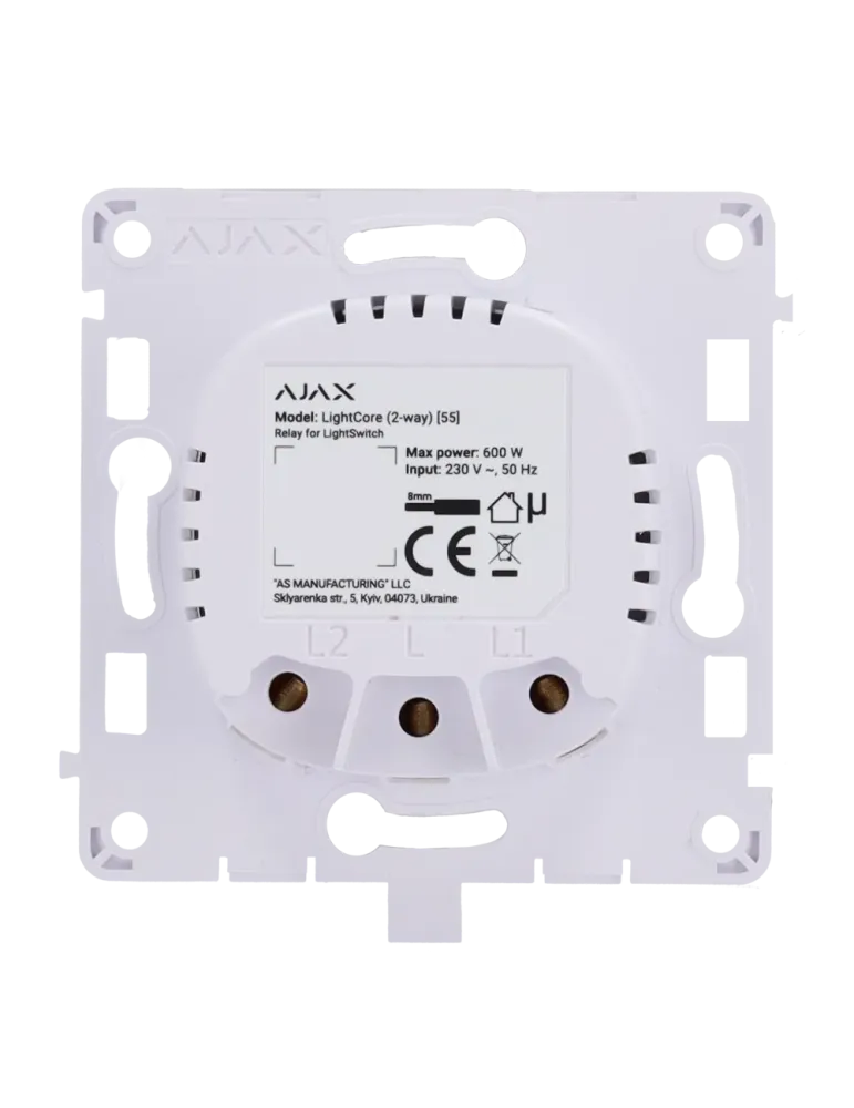 Comprar Relé Interruptor de Luz Inteligente Bidireccional AJAX AJ-LIG