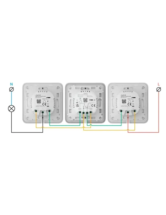 AJAX: Interruptor de Luz Inteligente de Cruce Bidireccional