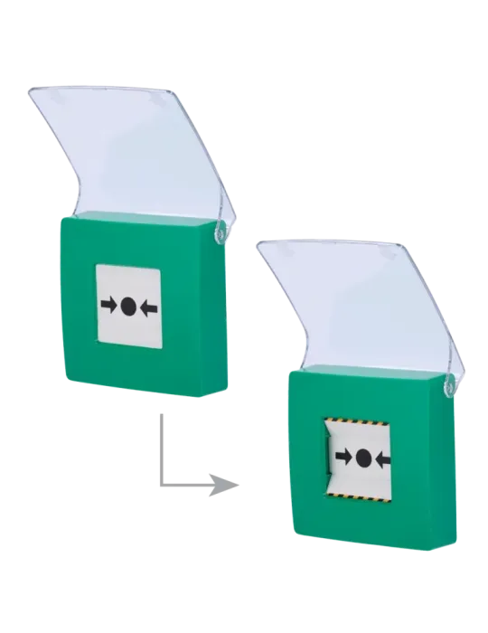 Compra Botón Manual Call Point Inalámbrico Green AJAX - Mejor Precio
