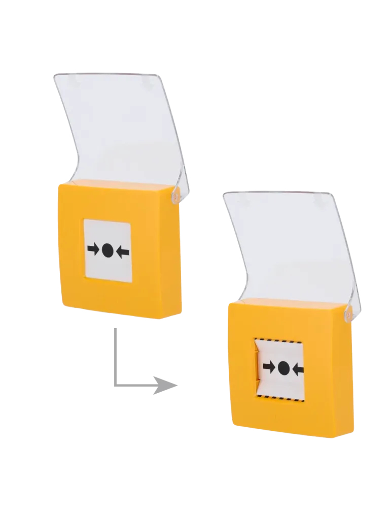 Comprar Botón Manual de Alarma de Incendio Inalámbrico AJAX Amarillo