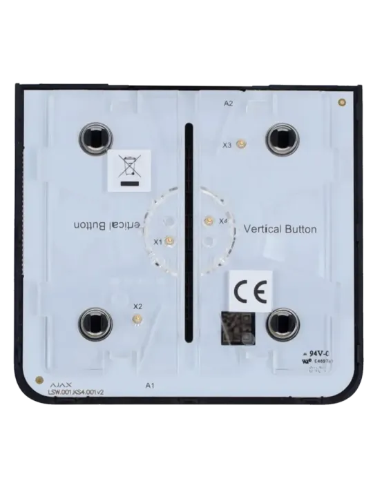 AJAX Interruptor de Luz Táctil con Retroiluminación LED - Eficiencia
