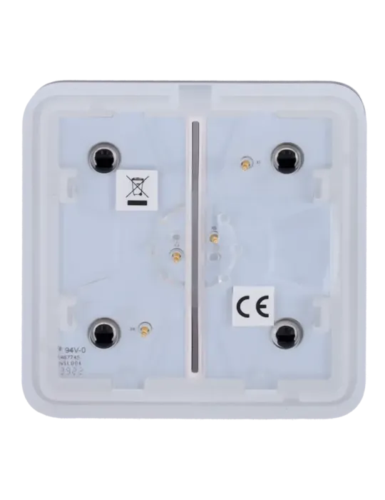 Compra el Panel Táctil LED Ajax para Interruptor de Luz Doble - Negro