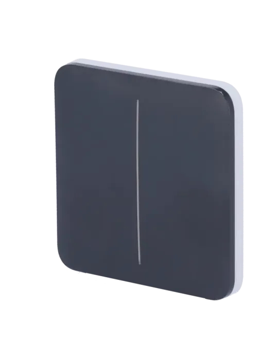 Compra Ahora el Panel Táctil LED Grafito para Interruptor de Luz Dobl