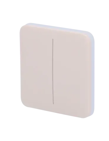 AJAX Panel táctil para Interruptor de Luz Doble - Funcionamiento sin