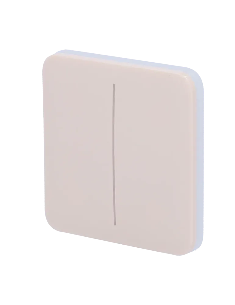AJAX Panel táctil para Interruptor de Luz Doble - Funcionamiento sin
