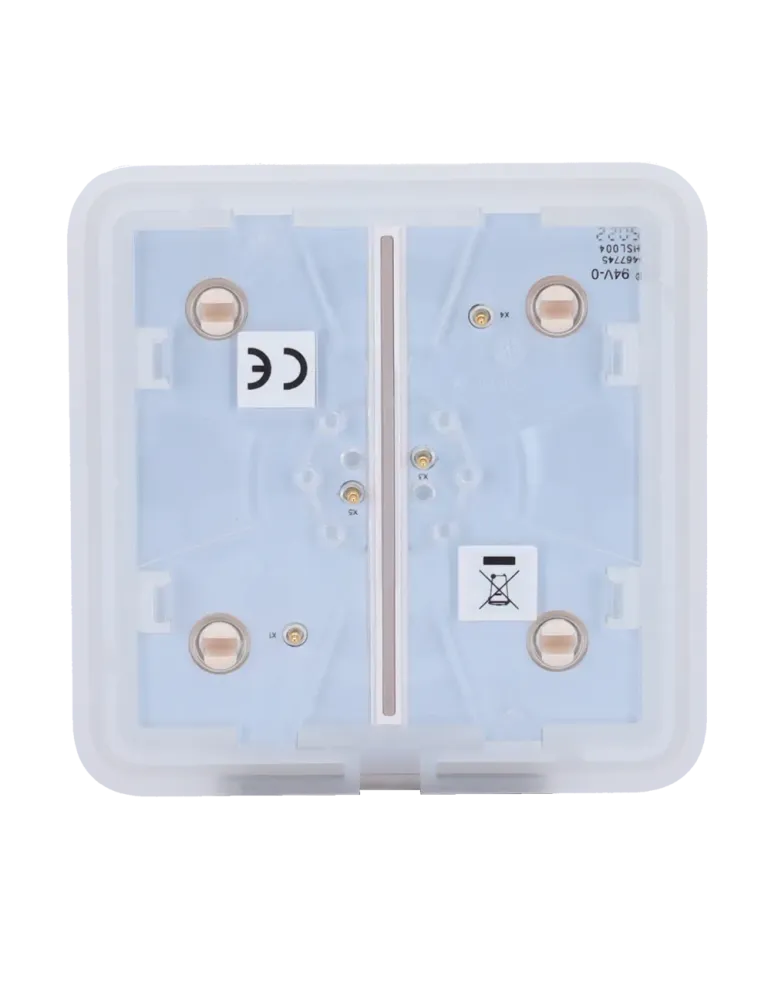 AJAX Panel táctil para Interruptor de Luz Doble - Funcionamiento sin