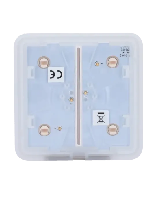 AJAX Panel táctil para Interruptor de Luz Doble - Funcionamiento sin