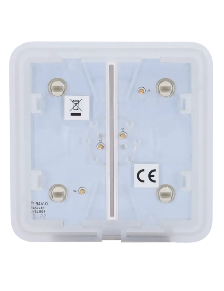 Panel Táctil para Interruptor de Luz Doble AJAX - Panel Retroiluminad