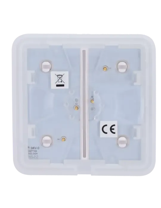 Panel Táctil LED sin Contacto para Interruptor Doble - AJAX