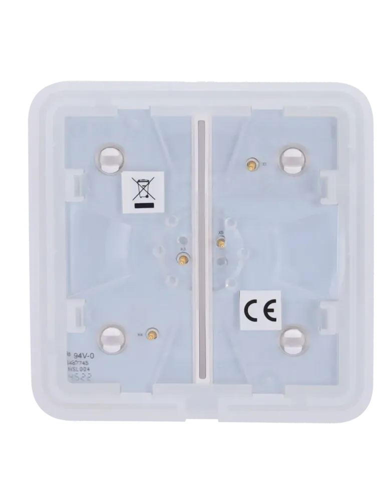 Panel Táctil LED sin Contacto para Interruptor Doble - AJAX