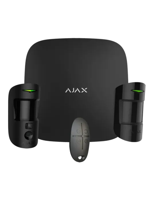 Ajax AJ-STARTERKIT-CAM-MP-B: Kit de Alarma Inalámbrica con Cámara y S