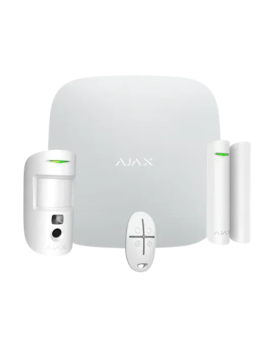 AJ-STARTERKIT-CAM-W — Kit Ajax StarterKit con Cámara · Grado 2