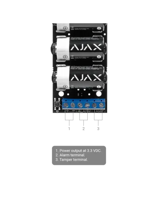 Transmisor vía radio 868 MHz Jeweller | Ajax