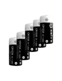 MARCA BLANCA Safire - Pack de pilas CR123A - 50 unidades - Voltaje 3.0