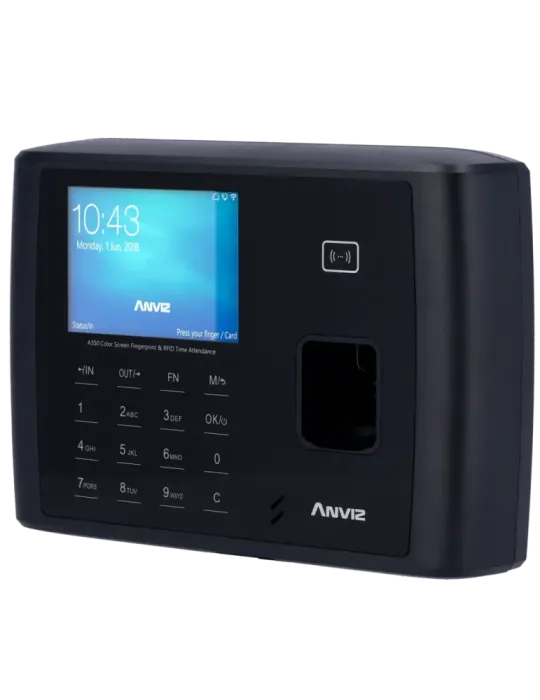 ANVIZ Control de presencia - Huella, tarjeta EM/MF y PIN - 3.000 usuar