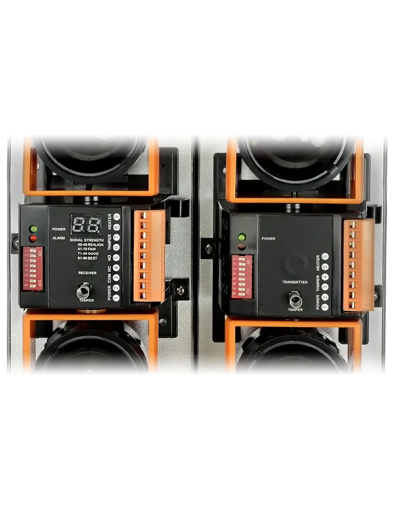 MARCA BLANCA Detector de barrera por infrarrojos - Cableado | 4 haces