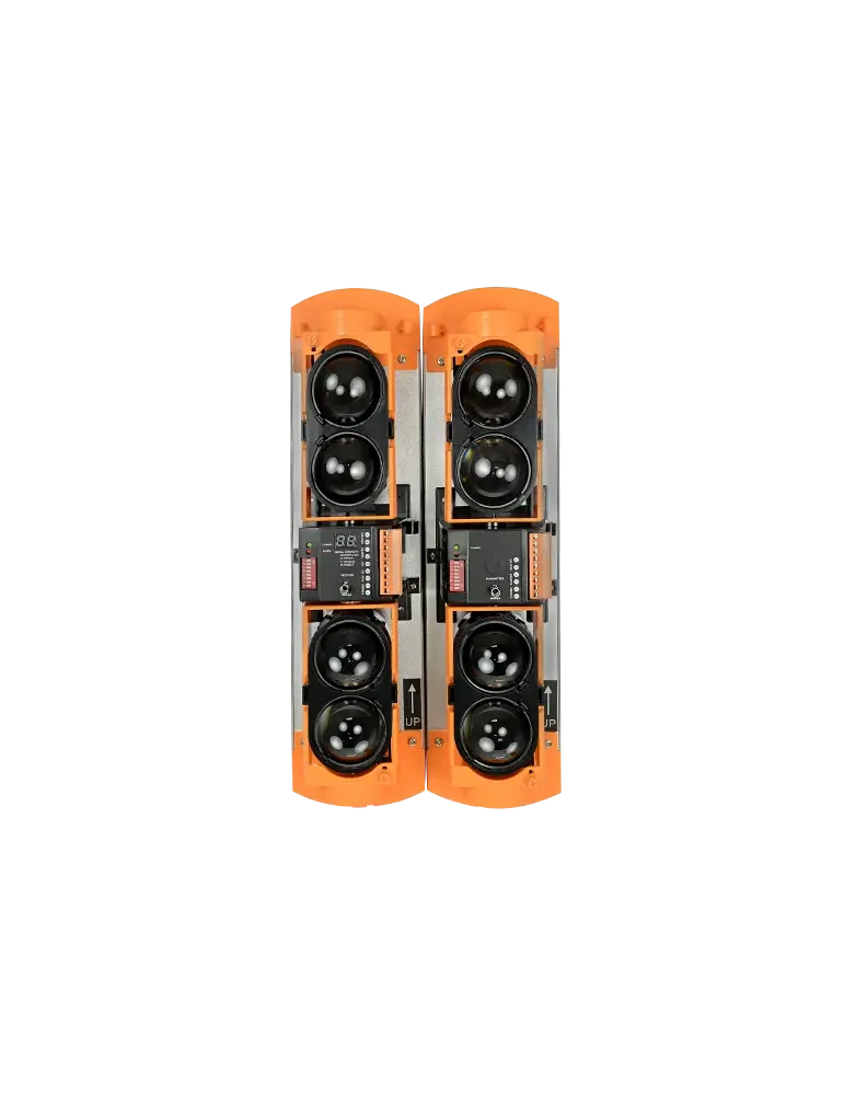 MARCA BLANCA Detector de barrera por infrarrojos - Cableado | 4 haces