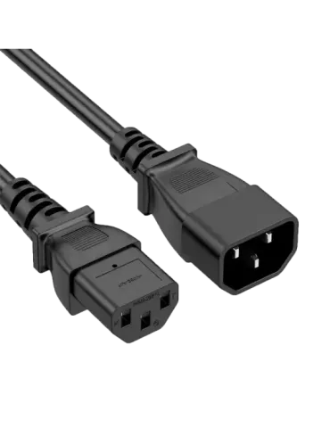 MARCA BLANCA Cable de alimentacion - Para CPU - Conector C13 a C14 - 2