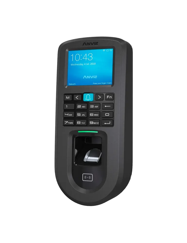 ANVIZ Control de acceso y presencia PoE - Huella, tarjeta MF y PIN - 3