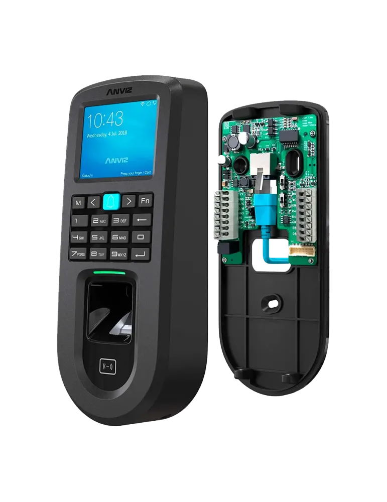 ANVIZ Control de acceso y presencia PoE - Huella, tarjeta MF y PIN - 3