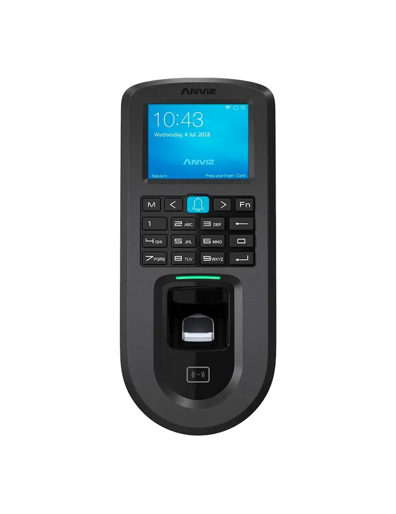 ANVIZ Control de acceso y presencia PoE - Huella, tarjeta MF y PIN - 3