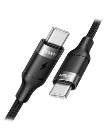 Veger - Cable USB2.0 para portátiles - USB-C a USB-C - Cubierta de met